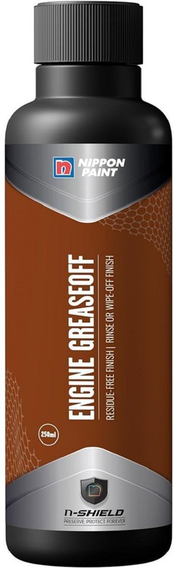 Nippon Paint n-Shield Engine Degreaser, Powerful Engine Cleaner, Removes Oil, Non-Corrosive Engine Cleaner(250 ml)
