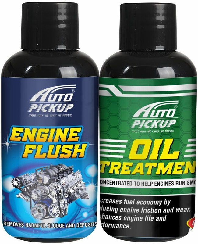 AUTO PICKUP High Performance Engine Flush And Oil Treatment Combo 60ml Oil Flush and Treatment(60 ml, Pack of 2)