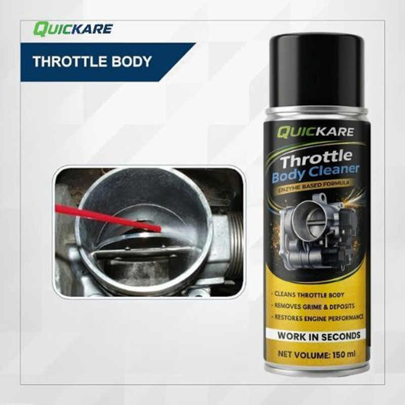 Quickare Professional Vehicle Cleaning Kit Chain Lube Tyre Polish Shine Engine Cleaner(150 ml)
