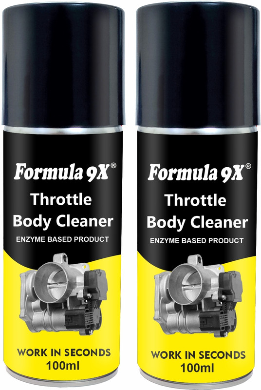 Formula 9x Throttle Body Cleaner & Air Intake Cleaner - 100ml Combo Pack Engine Cleaner(100 ml)