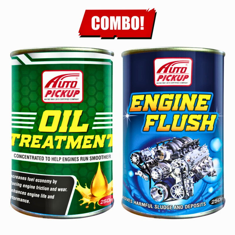 AUTO PICKUP 2 Set Of Engine Flush And Oil Treatment 250 mll Engine Cleaner(250 ml)