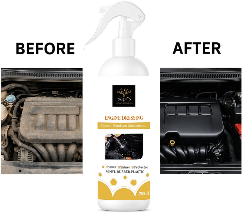 SAPI'S Engine Cleaner|Engine Dressing |Engine Stain Remover 200ML Engine Cleaner(200 ml)