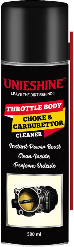 UNIESHINE Carburettor Throttle Valve Cleaner | Removes Deposits | Improves Performance Engine Cleaner(500 ml)