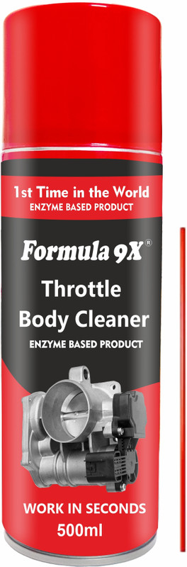 Formula 9x Throttle Body Cleaner & Air Intake Cleaner - 500ml Engine Cleaner(500 ml)