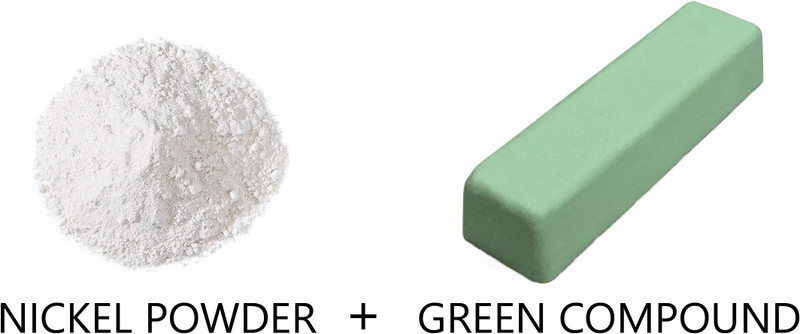 shophouse Nickel Powder 500g & Green Compound Rouge Bar 250g Combo Steel & Engine Cleaner Engine Cleaner(750 ml)