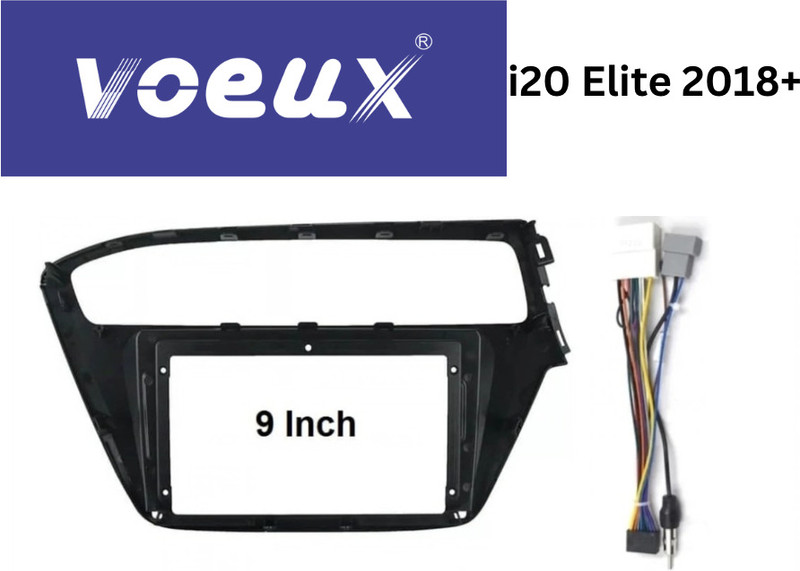 Voeux i20 Elite 2018+ 9 Inch Frame for Android Car Stereo (Double Din) Media Player Frame(9 inch)