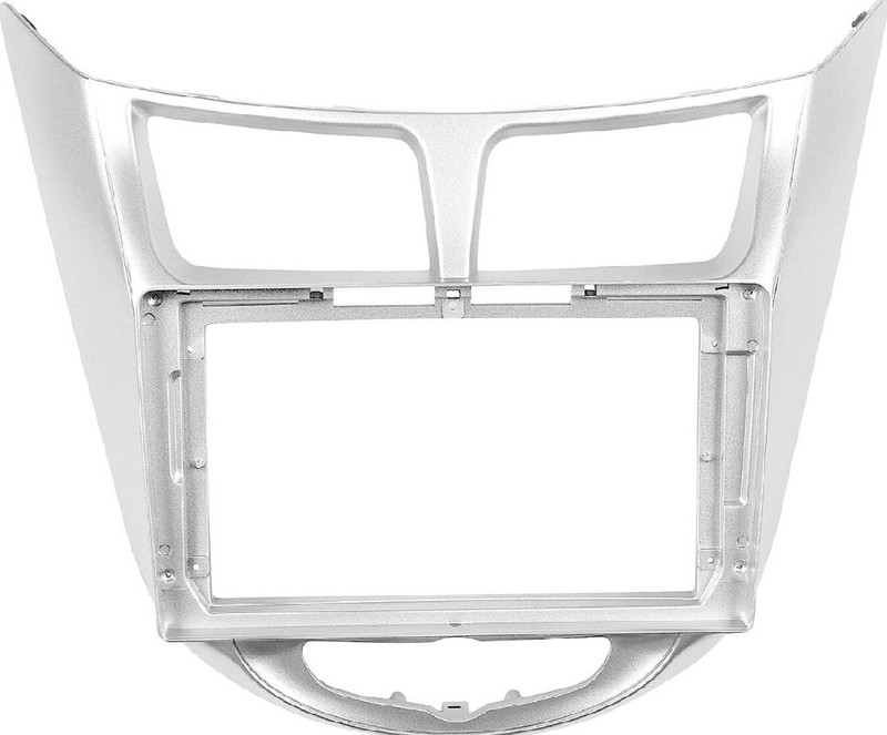 Modorwy ABS300 Plastic HQ Material 9 inch Hyundai Verna Fludic 2012-17 Frame with Wiring Media Player Frame(9 inch)