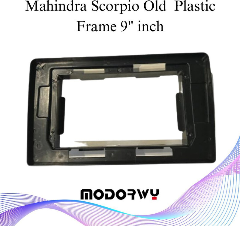 Modorwy 9" inch Mahindra Scorpio ABS Plastic Frame with Socket Media Player Frame(9 inch)