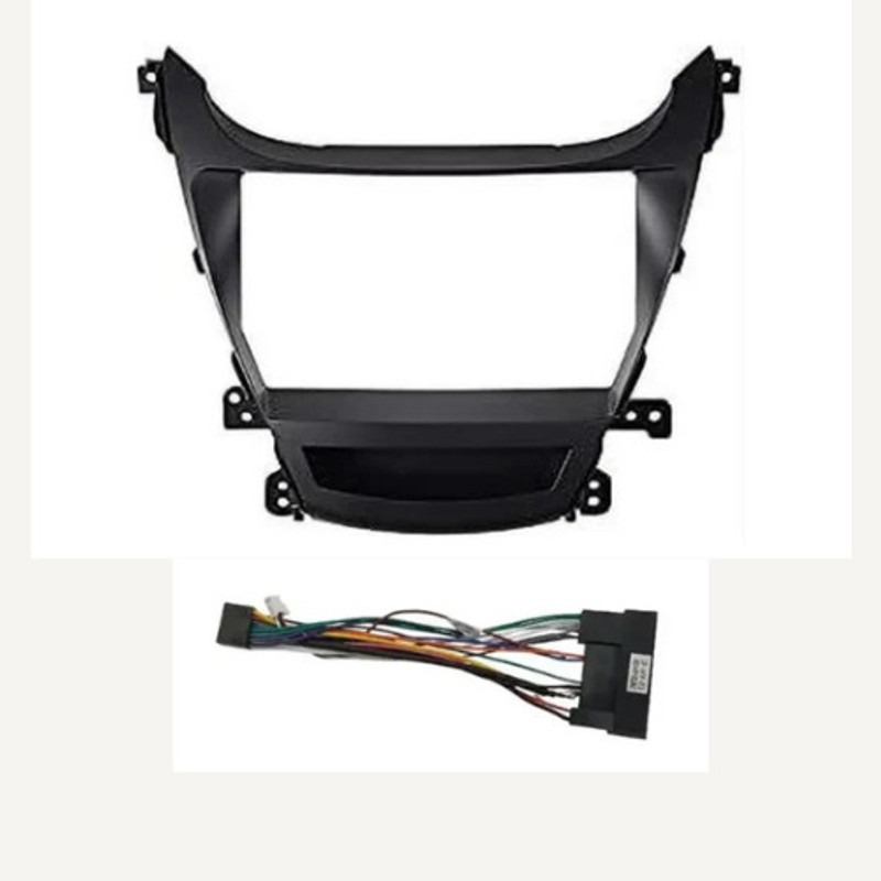 Modorwy Hyundai Elantra 2013 2016 Stereo Frame For 9" Android Car Stereo, Easy Plug & Play, Media Player Frame(9 inch)