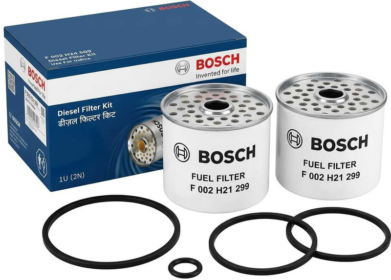 BOSCH F002H24509 Spin-oil Fuel Filter Kit for tata Indica (Pack of 2 Filters ) f002h24509 Spin-on Fuel Filter(Heavy Duty Fuel Filters)