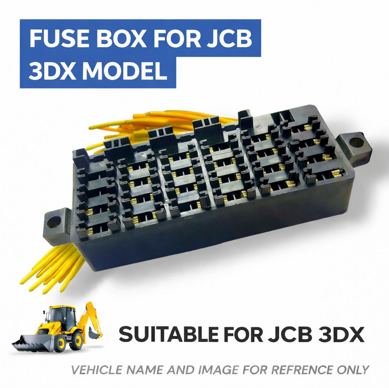 LumiLiv JCB 24 Fuse Box | Compatible with JCB 3DX, Backhoe Loader & Machines Car Fuse Box