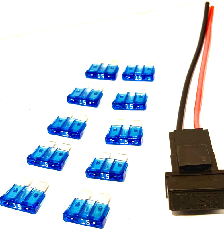 autod 15AMP FUSE PACK OFF 10 Vehicle Fuse(Pack of 15)