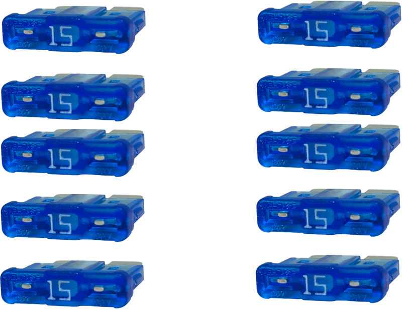 Ovicart Bike Car Blade Fuse - 15A (Pack of 10) Vehicle Fuse(Pack of 10)