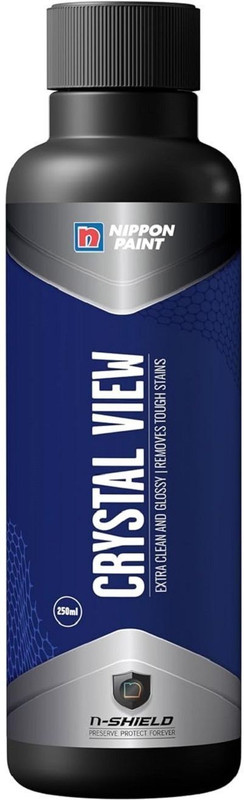 Nippon Paint n-Shield Car Glass Cleaner, Repels Dust/Rain, Removes hard Residue, Hydrophobic Liquid Vehicle Glass Cleaner(250 ml)