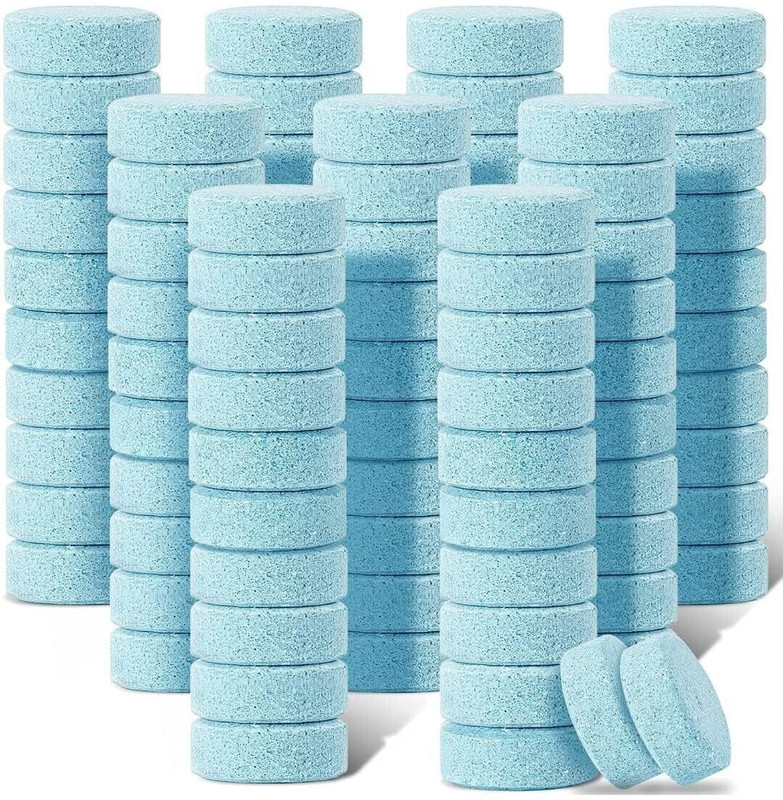 SRK 100pcs Car Windshield Glass Cleaner Tablet, Car Cleaner kit, stain,dust cleaning Tablet Concentrate Vehicle Glass Cleaner(100 g)