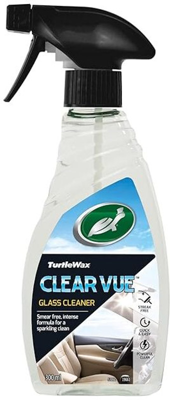 Turtle Wax Clearvue Glass Cleaner Spray 300ml Liquid Vehicle Glass Cleaner(300 ml)