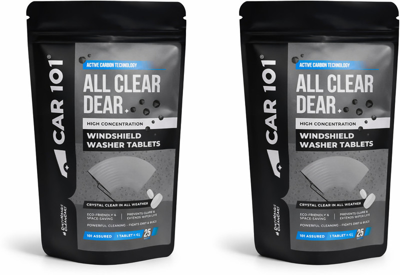 Car 101 WW Tablets-2P Tablet Concentrate Vehicle Glass Cleaner(50 Tablets)