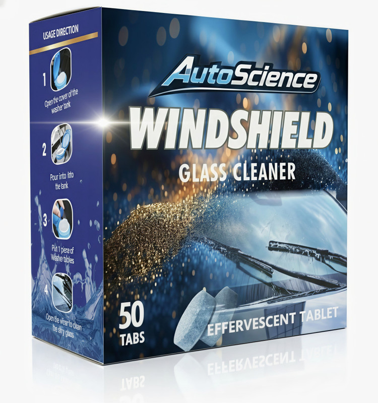 Autoscience Car Windshield Washer Tablet Concentrate Vehicle Glass Cleaner(50 g)