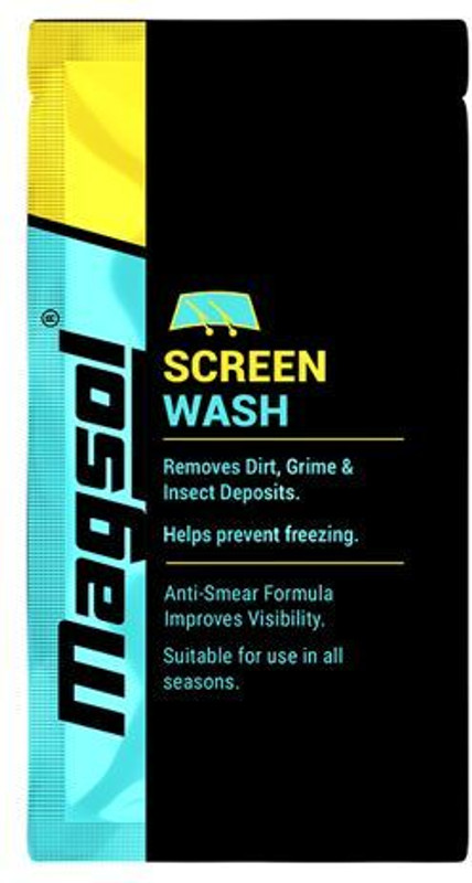 MAGSOL Screen Wash 50ml Pouch Liquid Vehicle Glass Cleaner(50 ml)