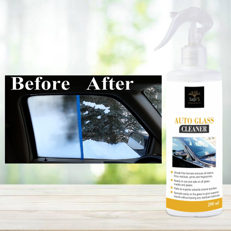 SAPI'S glass_cleaner200ml Liquid Vehicle Glass Cleaner(200 ml)