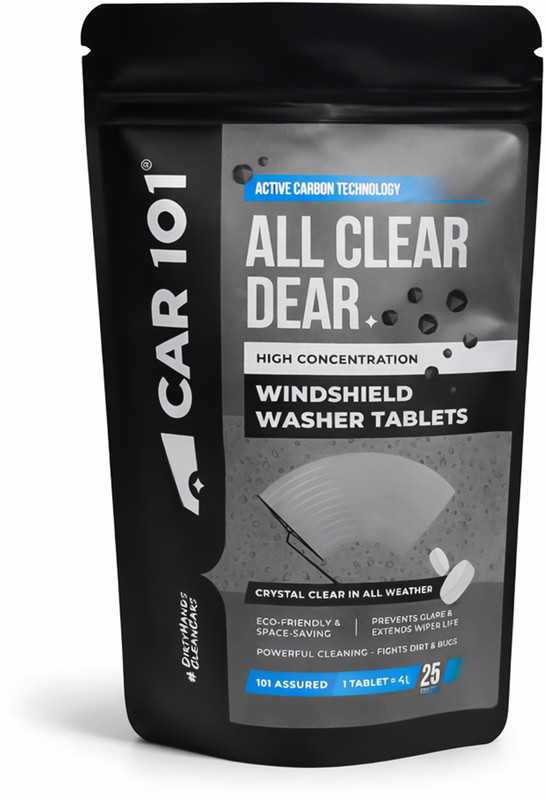 Car 101 WW Tablets-1P Tablet Concentrate Vehicle Glass Cleaner(25 Tablets)
