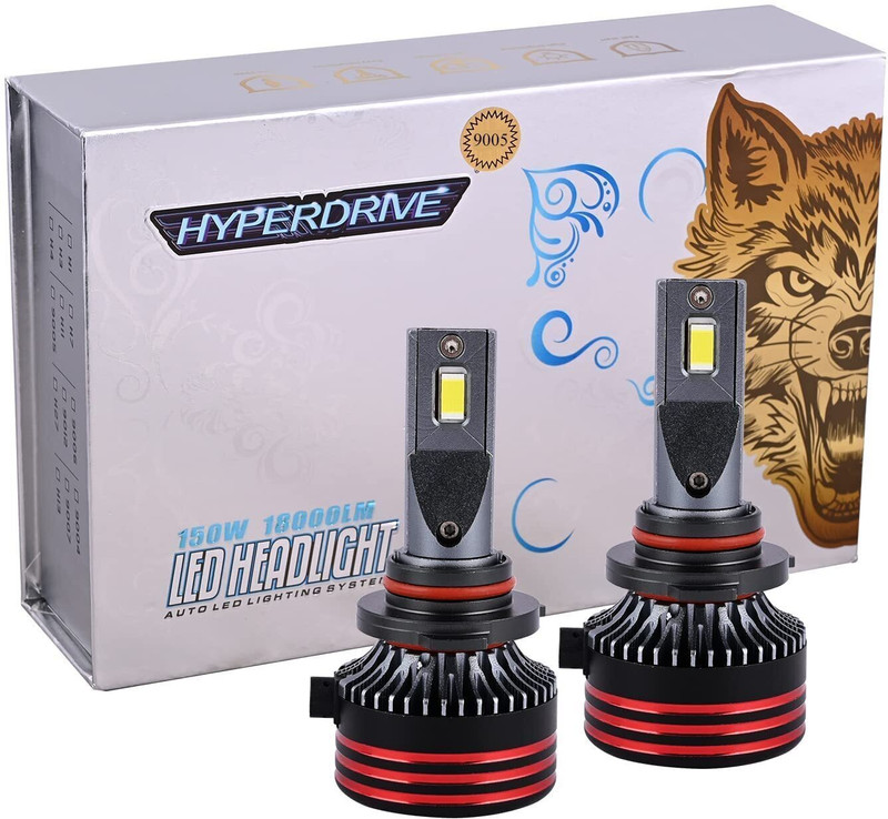casago CAH9005 Hyperdrive 9005/9006 LED Headlight Super Bright Bulbs For Automobiles Vehical HID Kit