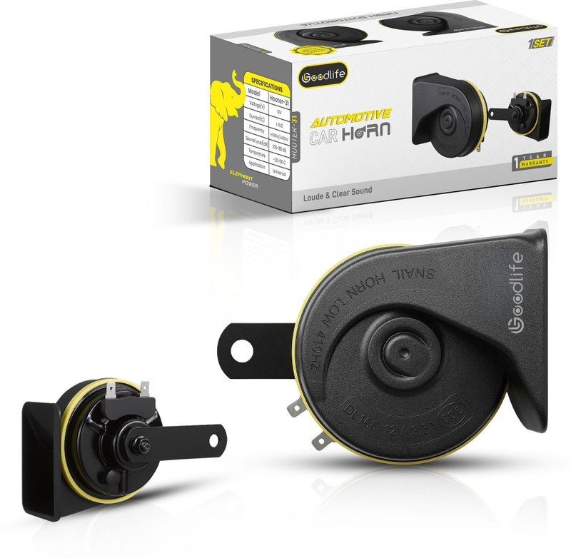 GOODLIFE Horn For Universal For Car, Universal For Bike Universal For Car, Universal For Bike, Universal for Bus, Universal for Trucks