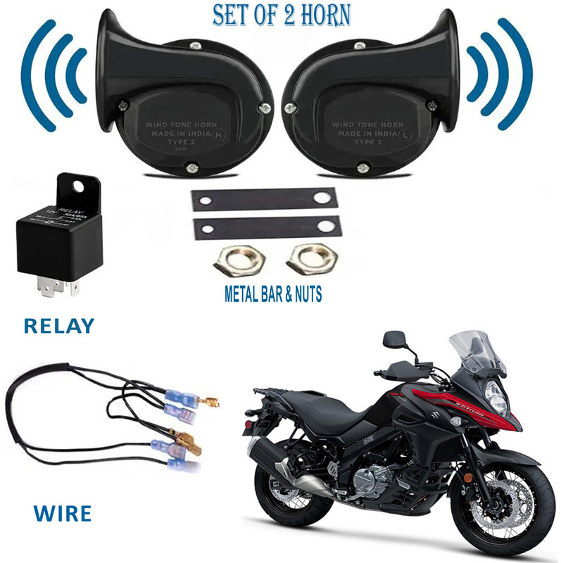 ROYAL AUTO MART Horn For Suzuki Universal For Bike