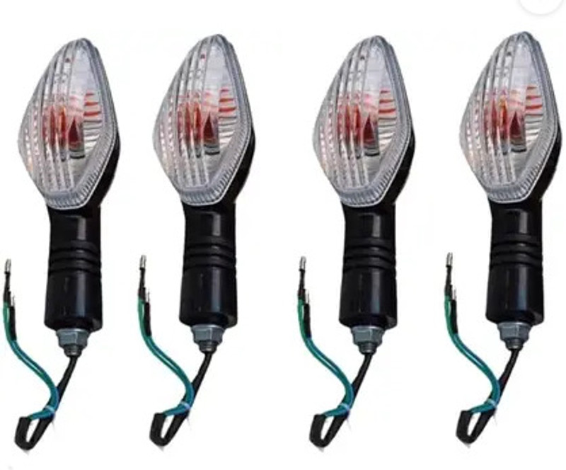 greygator Front, Rear, Side Halogen Indicator Light for Honda CB Twister, CB Shine(Orange)