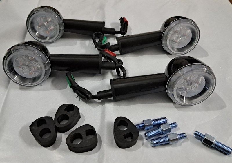 AUTO STYLIST Front, Rear LED Indicator Light for Royal Enfield Meteor 350, CLASSIC REBORN 350