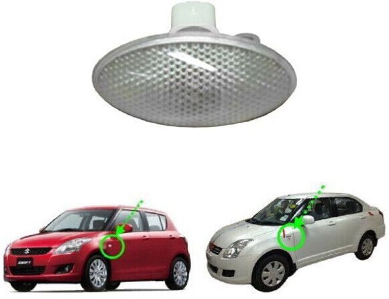 genuine parts Side Halogen Indicator Light for Maruti Suzuki Swift, Swift Dzire(Clear)