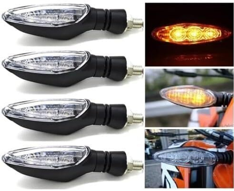 VeeDee Side LED Indicator Light for KTM Duke 180, Duke 190, Duke 200, Duke RC 200, RC 200, RD 350(Yellow)
