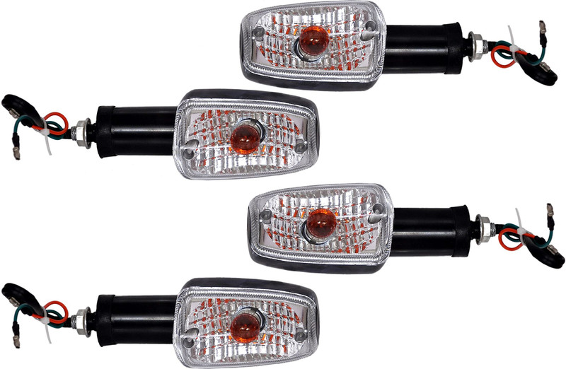 greygator Front, Rear, Side Halogen Indicator Light for Hero Passion, Passion Plus, Passion Pro, Super Splendor(Yellow)