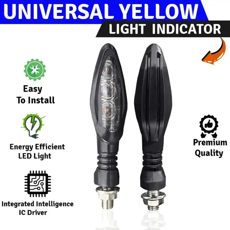 KAMSONIX Front, Rear LED Indicator Light for KTM(Amber)