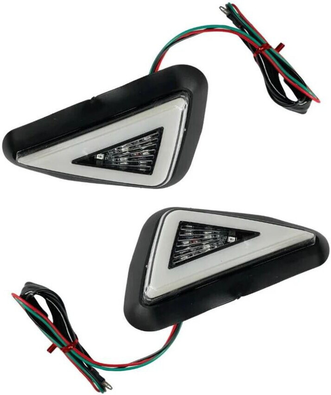 TA Front, Rear, Side LED Indicator Light for Yamaha, Kawasaki, Honda, Bajaj R15 V3, Ninja, CBR(Blue, Yellow, Amber)