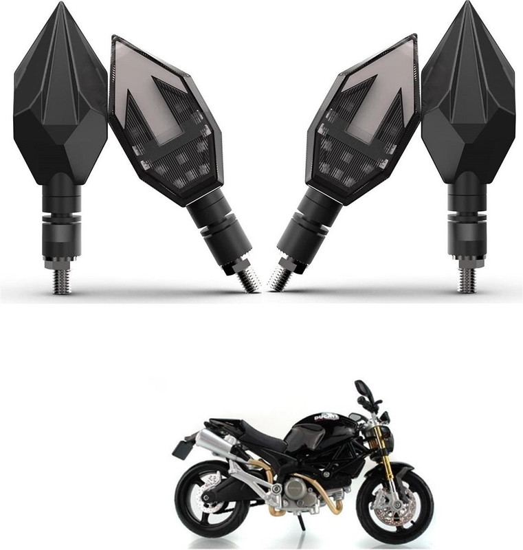 PRTEK Front, Rear LED Indicator Light for TVS Max 4R(Multicolor)