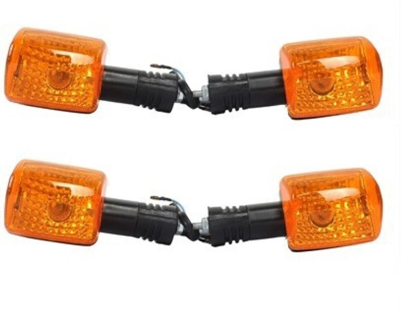 Parasnath ji Rear, Front Halogen Indicator Light for Hero Splendor NXG, Splendor Plus(Yellow)