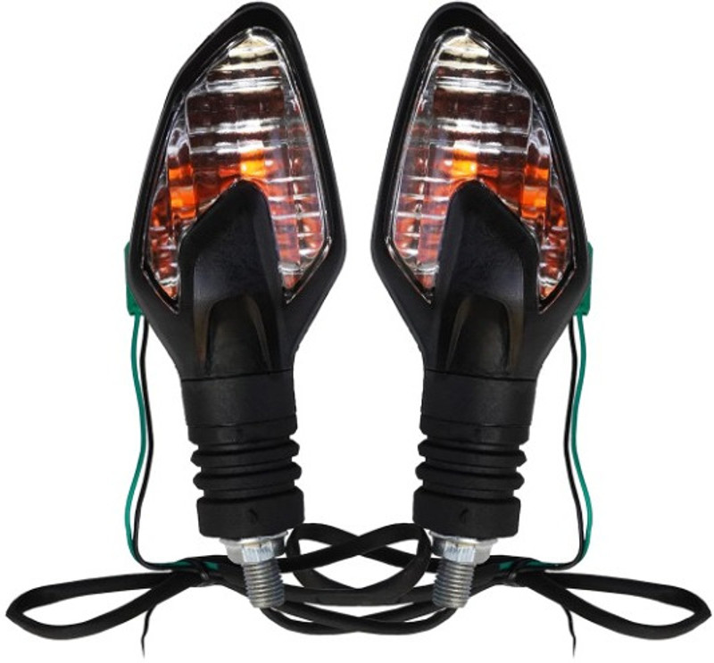 anmol enterprises Side Halogen Indicator Light for Bajaj Platina(Orange)