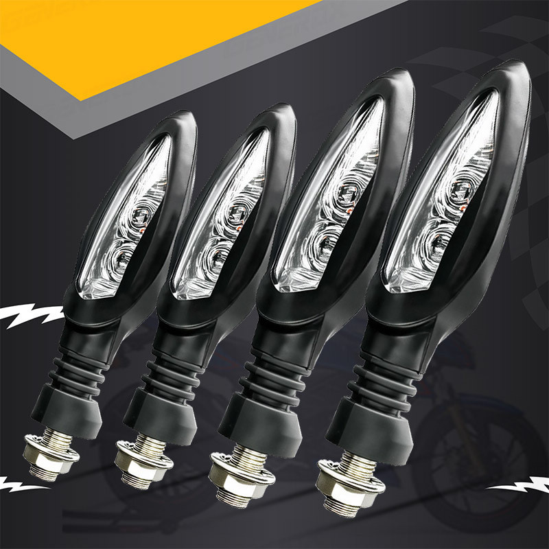 Generox Front, Rear LED Indicator Light for TVS Apache 4V 160 /200(Amber)