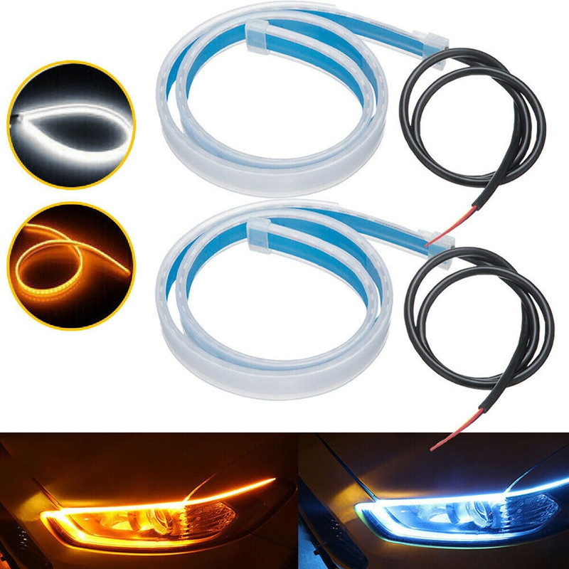 GONAMA Front LED Indicator Light for Bullet, Hero, Honda, KTM, Mahindra, Suzuki, Tata, TVS, Yamaha, Universal For Bike, Universal For Car Pulsar RS, Creta, Thar, Duke 180, Universal For Bike, Universal For Car, Zest, Fortuner, Duster(Yellow, White)