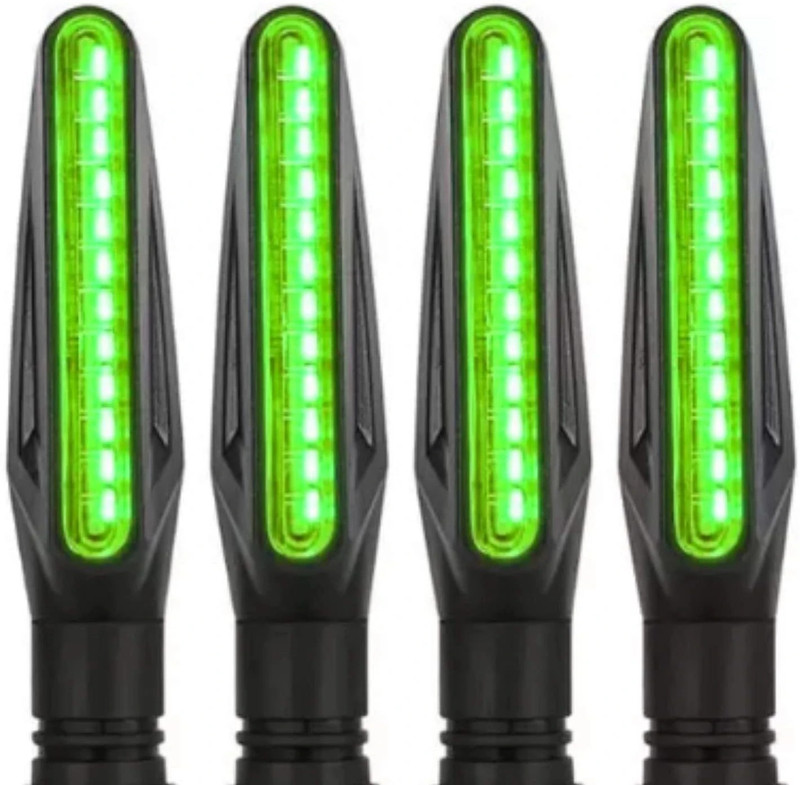 Philomena Side LED Indicator Light for Universal For Bike Universal For Bike(Green)