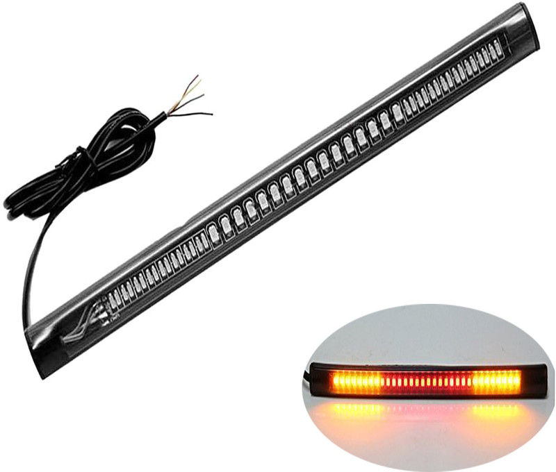 BR TrendZ Rear LED Indicator Light for Universal For Bike CB Shine, Classic 500, Heavy Duty Super XL, Activa, Apache, Thunder Bird 350(Amber, Red)