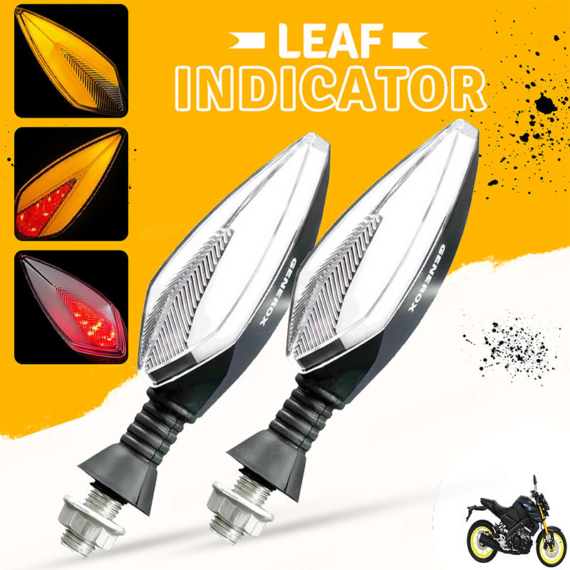 Generox Front, Rear, Side LED Indicator Light for Yamaha MT15 ( BS4 + BS6 )(Red, Yellow)