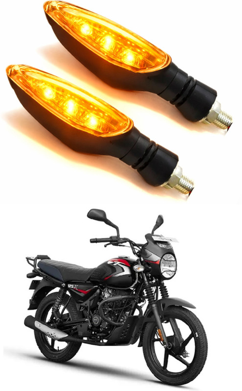 DriveXpert Front, Rear LED Indicator Light for Bajaj CT(Yellow)