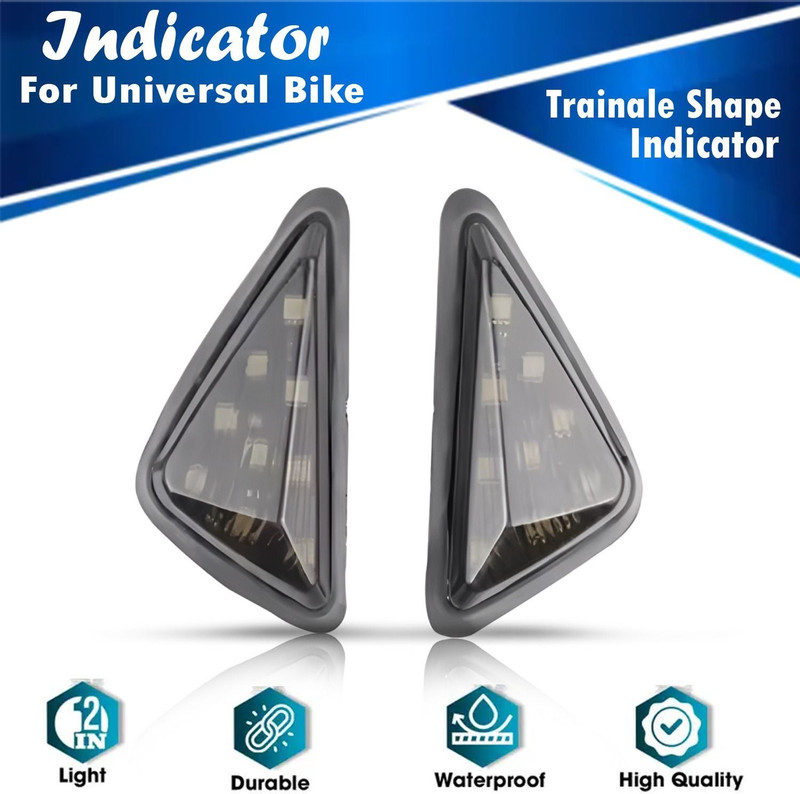 SHOWRIDE Front, Rear, Side LED Indicator Light for Yamaha R15, R15 V2, R15 V3(Yellow)