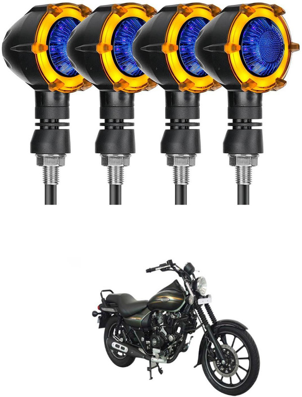 PRTEK Front, Rear LED Indicator Light for Bajaj Avenger 220 DTS-i(Multicolor)