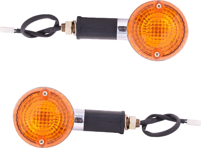UNO MINDA Front, Rear Halogen Indicator Light for Royal Enfield Classic 350(Amber)