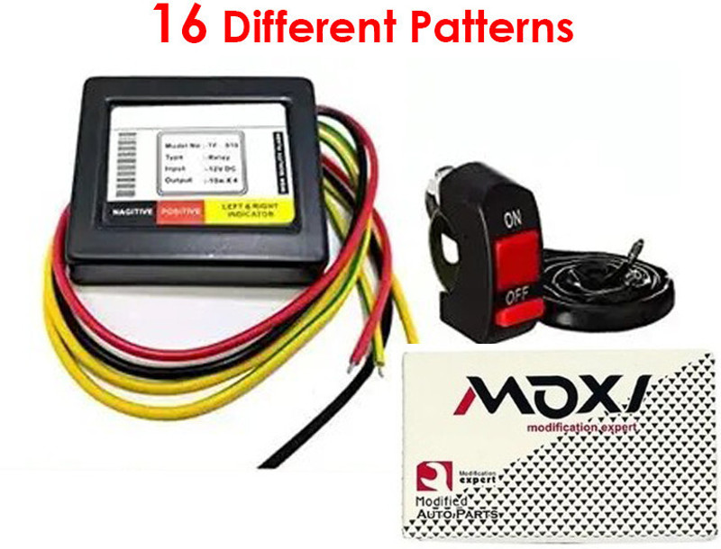 JKM traders Front, Rear, Side Flasher Indicator Light for Universal For Bike Apache 200, Pulsar 150 NS, R15 V3, R15, Xtreme, Dominar 400, Duke 180, Ninja, RX-100