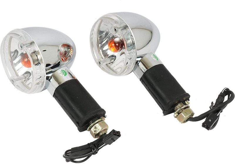 TA Front, Rear Halogen Indicator Light for Royal Enfield CLASSIC REBORN 350, Classic ( BS4 + BS6 ), Standard 350(Yellow, Amber)