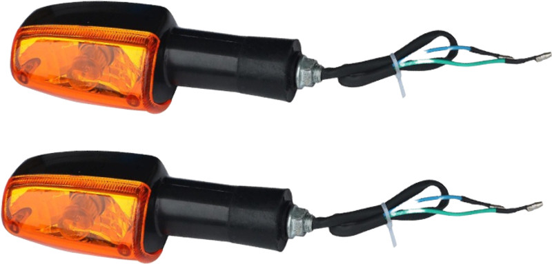 Vtrust Front, Rear Halogen Indicator Light for Hero CD deluxe(Orange)